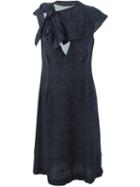 Maison Margiela Vintage Tie Detail Dress, Women's, Size: 42, Blue
