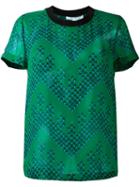 Diane Von Furstenberg Chevron Print T-shirt