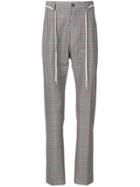 Lanvin Checked Trousers - Grey