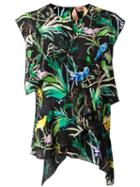 No21 Tropical Print Blouse, Women's, Size: 42, Silk