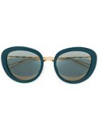 Elie Saab Oversized Sunglasses - Blue