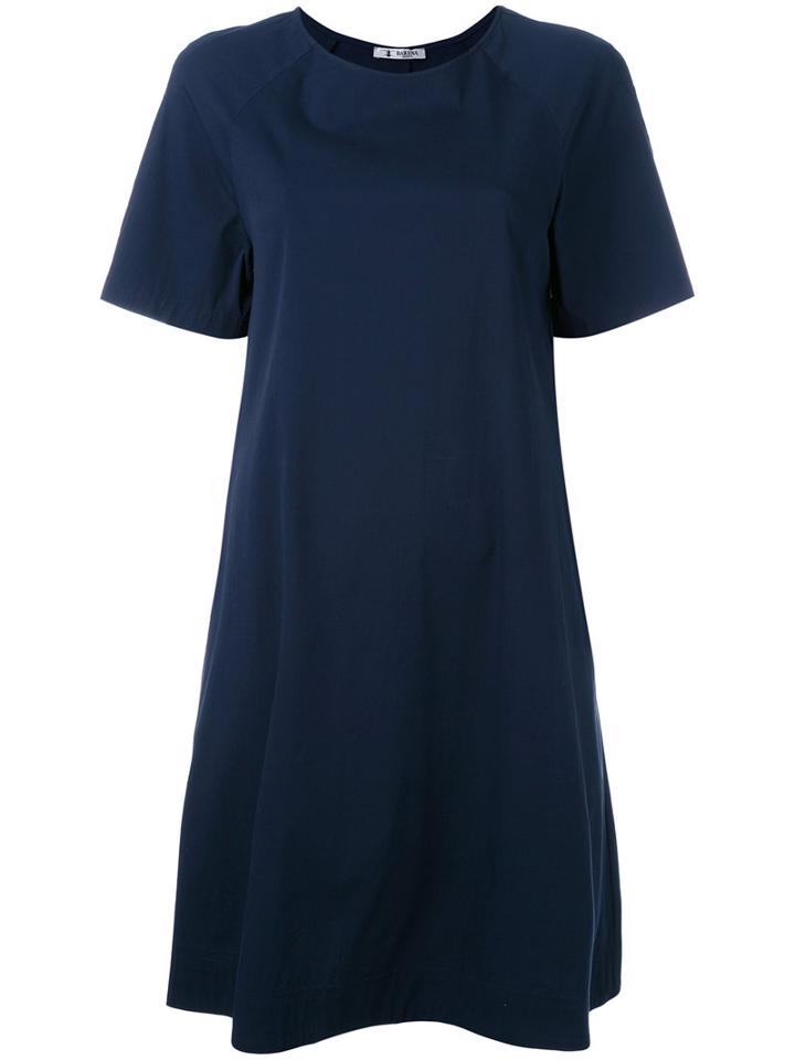 Barena - T-shirt Skater Dress - Women - Cotton/polyester/spandex/elastane - 42, Women's, Blue, Cotton/polyester/spandex/elastane