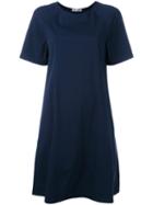Barena - T-shirt Skater Dress - Women - Cotton/polyester/spandex/elastane - 42, Women's, Blue, Cotton/polyester/spandex/elastane