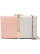 Liu Jo Colour Block Clutch Bag - Pink & Purple