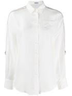Brunello Cucinelli 3/4 Length Sleeve Shirt - Neutrals