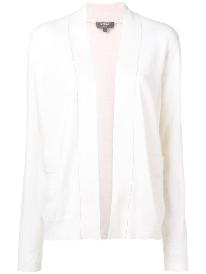 N.peal Chain Detail Cardigan - Neutrals