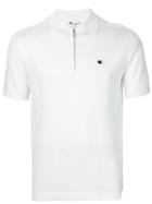 Paolo Pecora Zipped Neck Polo Shirt - White