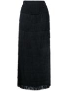 Stella Mccartney Annika Skirt, Women's, Size: 42, Black, Silk