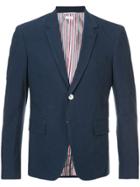 Thom Browne High Armhole Single Breasted Sport Coat In Salt Shrink