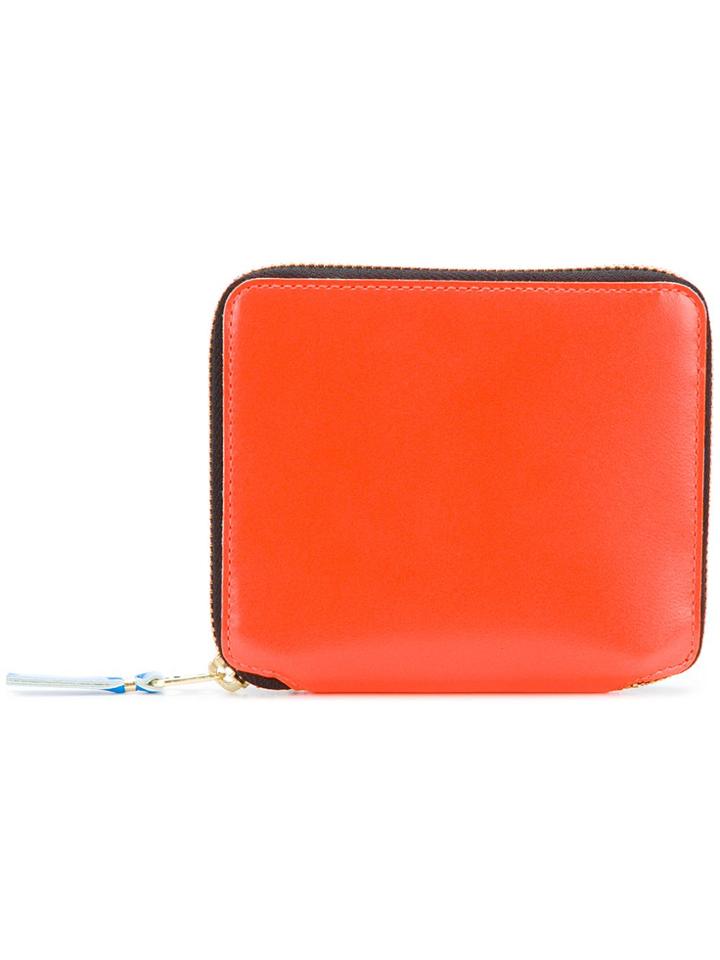Comme Des Garçons Wallet Neon Glow Wallet - Yellow & Orange