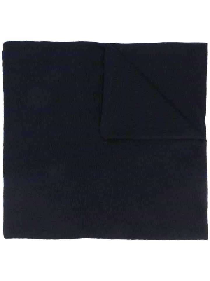 Faliero Sarti Striped Scarf - Black