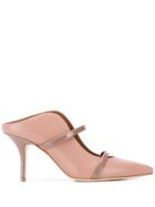 Malone Souliers Stiletto Mules - Dove