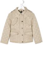 Burberry Kids - Quilted Field Jacket - Kids - Cotton/polyester - 7 Yrs, Nude/neutrals