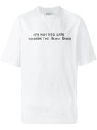 Misbhv It S Not Too Late T-shirt, Men's, Size: L, White, Cotton