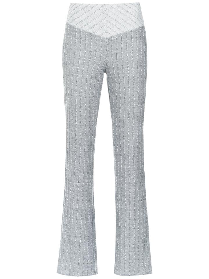 Alcaçuz Calvin Flared Trousers - Grey