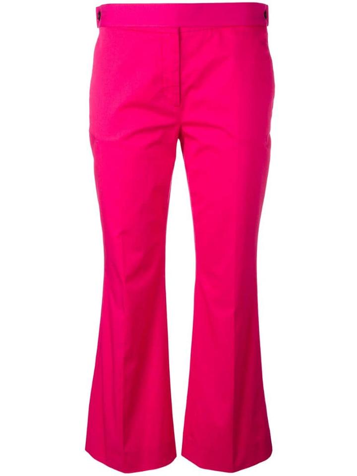 Nº21 Flared Cropped Trousers - Pink