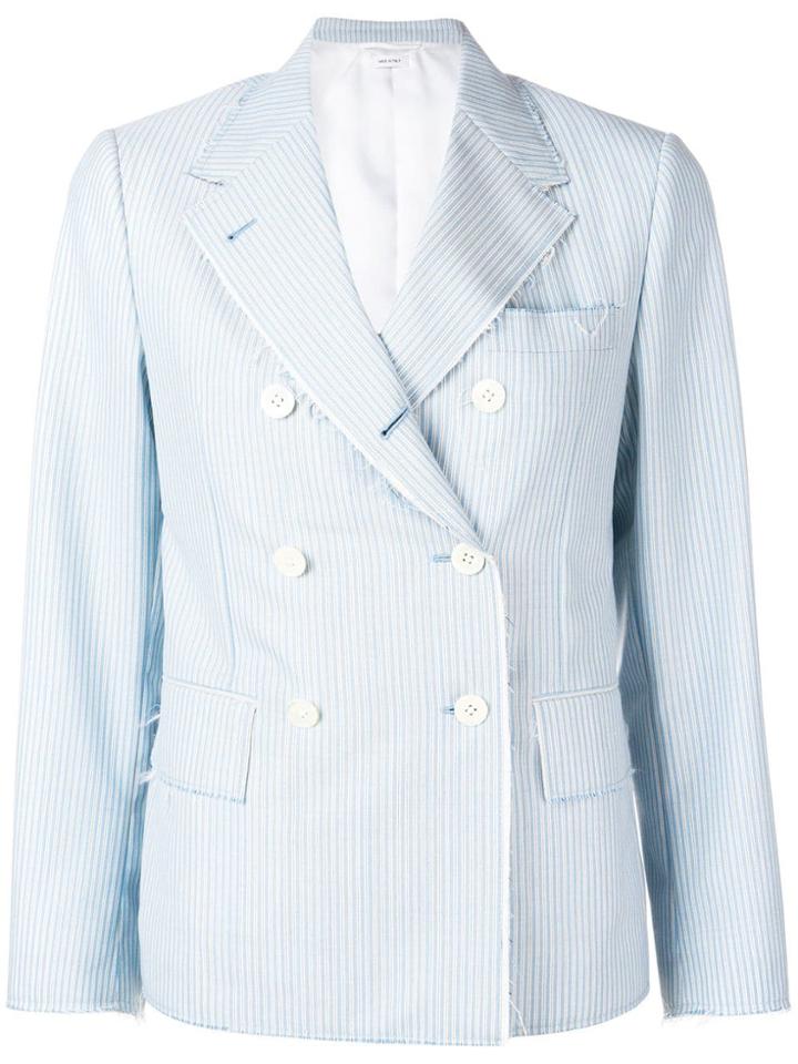 Thom Browne Awning Stripe Narrow Sport Coat - Blue