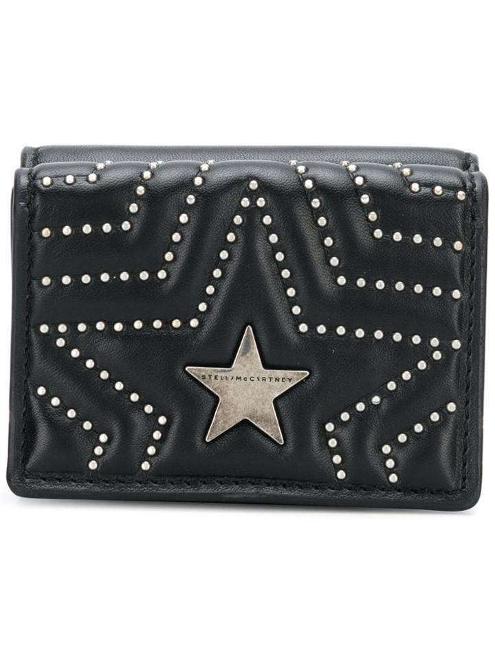 Stella Mccartney Star Stud Wallet - Black