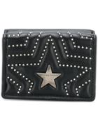 Stella Mccartney Star Stud Wallet - Black
