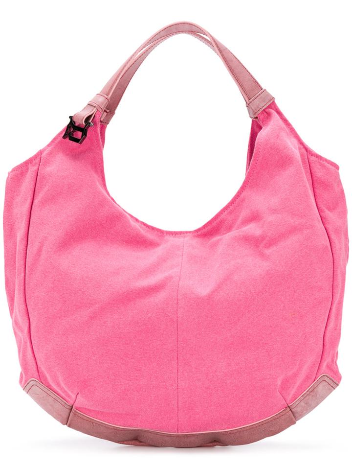 John Galliano Hobo Tote - Pink & Purple