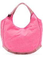 John Galliano Hobo Tote - Pink & Purple