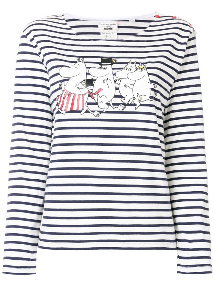 Chinti & Parker Moomin Family Print T-shirt - White
