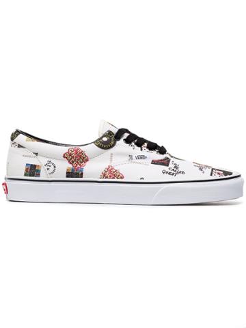 Vans Ua Era A Tribe Called Quest Print Cotton Sneakers - White