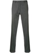 Pt01 Herringbone Slim Trousers - Grey