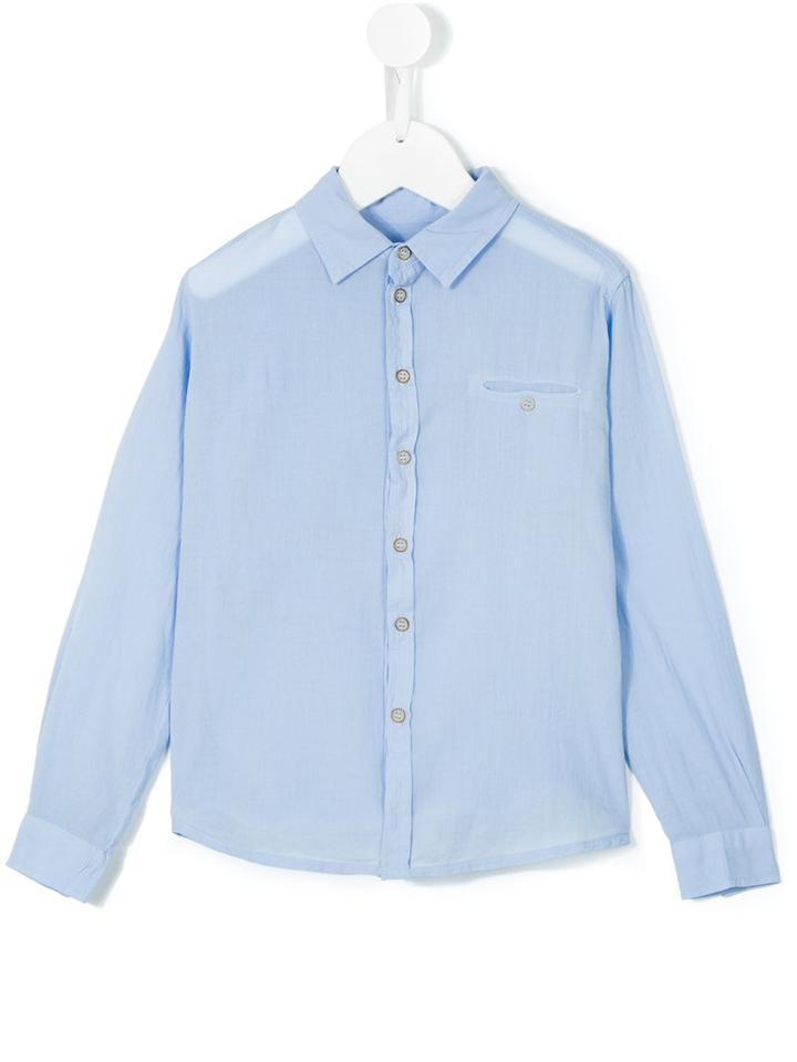 Morley - Ben Lumi Shirt - Kids - Cotton - 8 Yrs, Blue