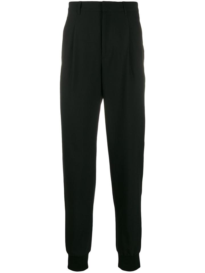 Paul Smith Cuff-detail Tailored Trousers - Black