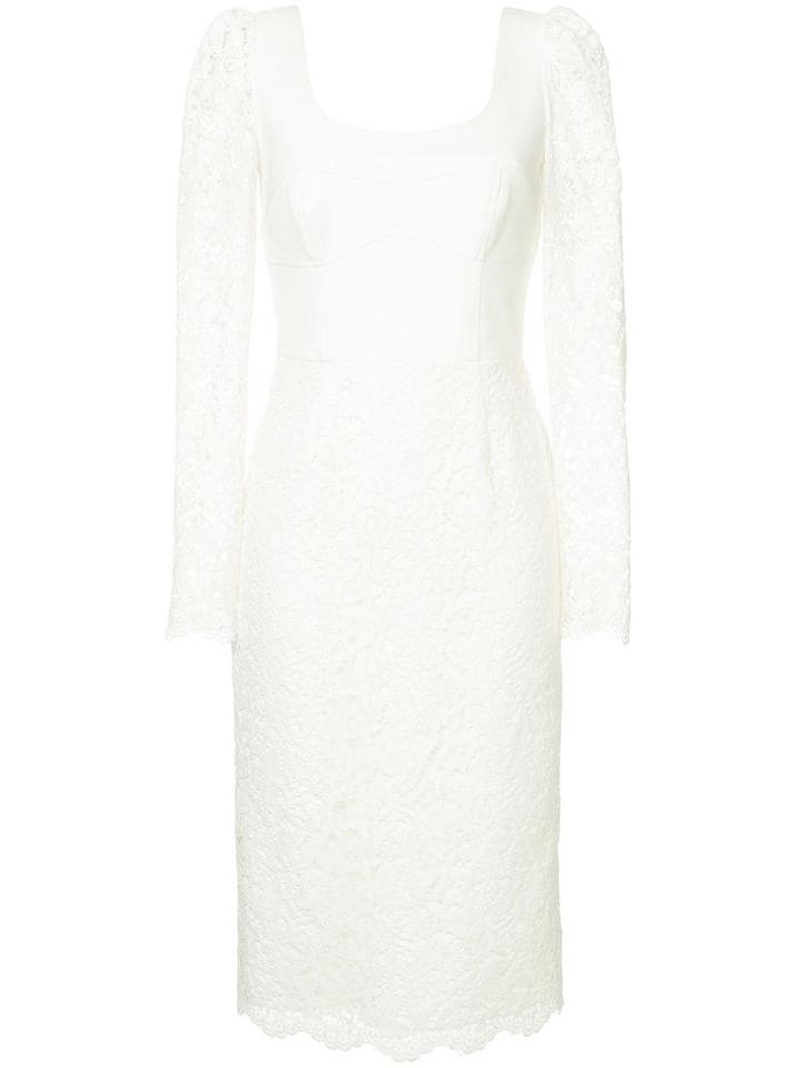 Rebecca Vallance Le Saint Lace Dress - Neutrals