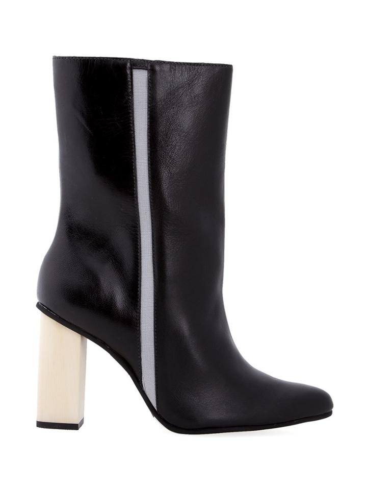 Studio Chofakian Chunky Heel Boots - Black