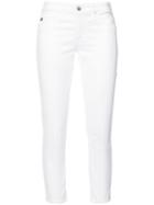 Ag Jeans - Cropped Tailored Trousers - Women - Cotton/polyurethane/modal - 25, White, Cotton/polyurethane/modal