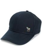 Ps Paul Smith Embroidered Zebra Cap - Blue