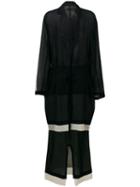 Comme Des Garçons Pre-owned 1993 Skirt And Cardigan Ensemble - Blue