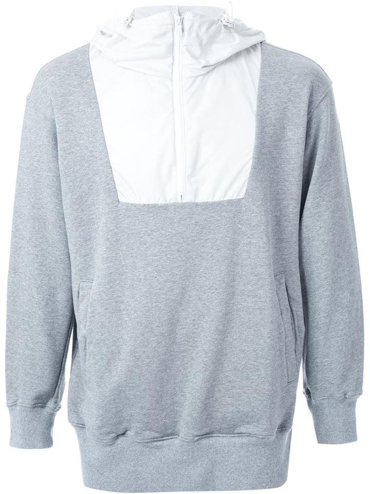 Cityshop Anorak Pullover, Men's, Size: Large, Grey, Cotton/polyester