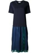 Muveil Lace Detail Mid-length Dress