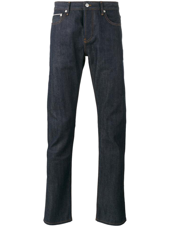 Officine Generale Slim-fit Jeans, Men's, Size: 34, Blue, Cotton