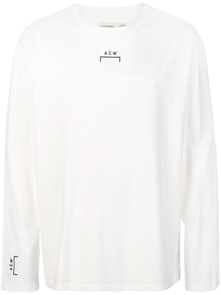 A-cold-wall* Long Sleeve T-shirt - White
