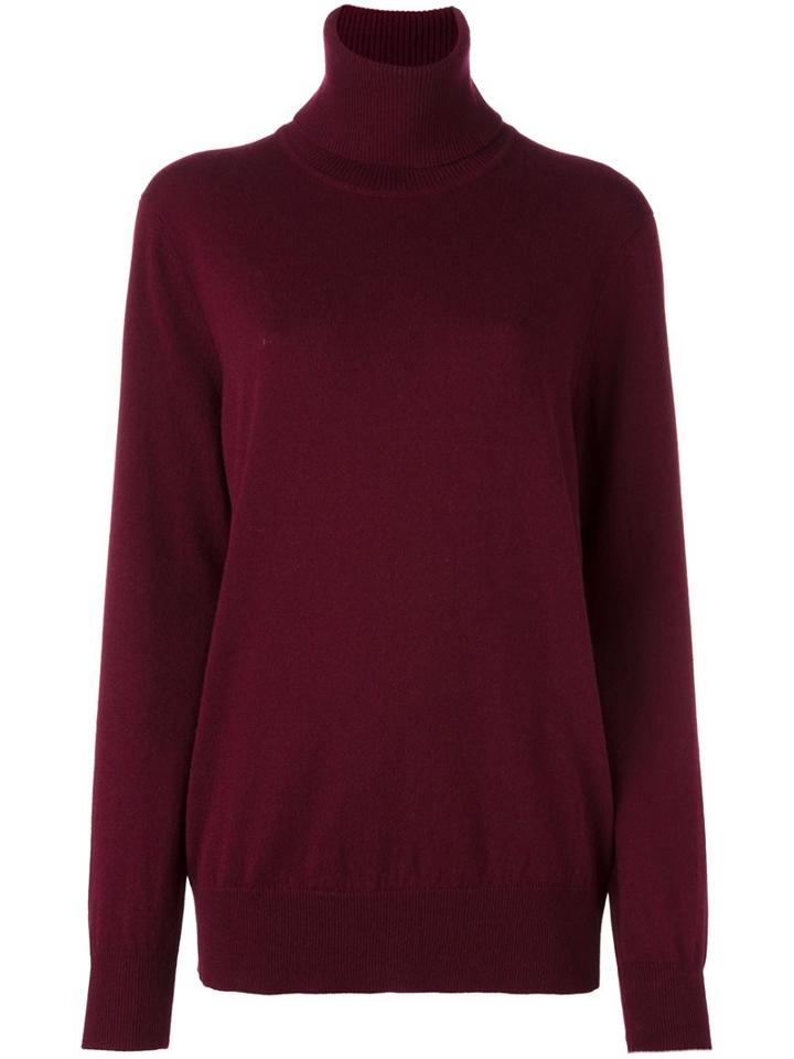 Dolce & Gabbana Roll Neck Jumper, Women's, Size: 38, Red, Cashmere