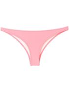 Solid & Striped Bikini Bottom - Pink