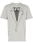 Nike X Off-white Tuxedo Cotton T-shirt - Grey