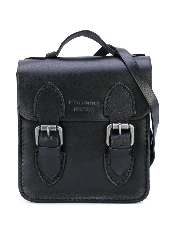 Les Coyotes De Paris - Buckled Satchel - Kids - Calf Leather - One Size, Black