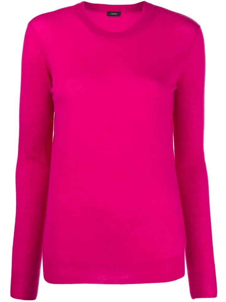 Joseph Crewneck Knitted Jumper - Pink