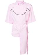 Neith Nyer Cowgirl Striped Shirt - Pink & Purple