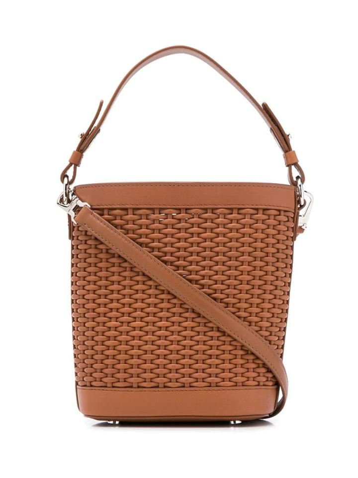 Loro Piana Woven Bucket Bag - Brown