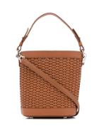Loro Piana Woven Bucket Bag - Brown