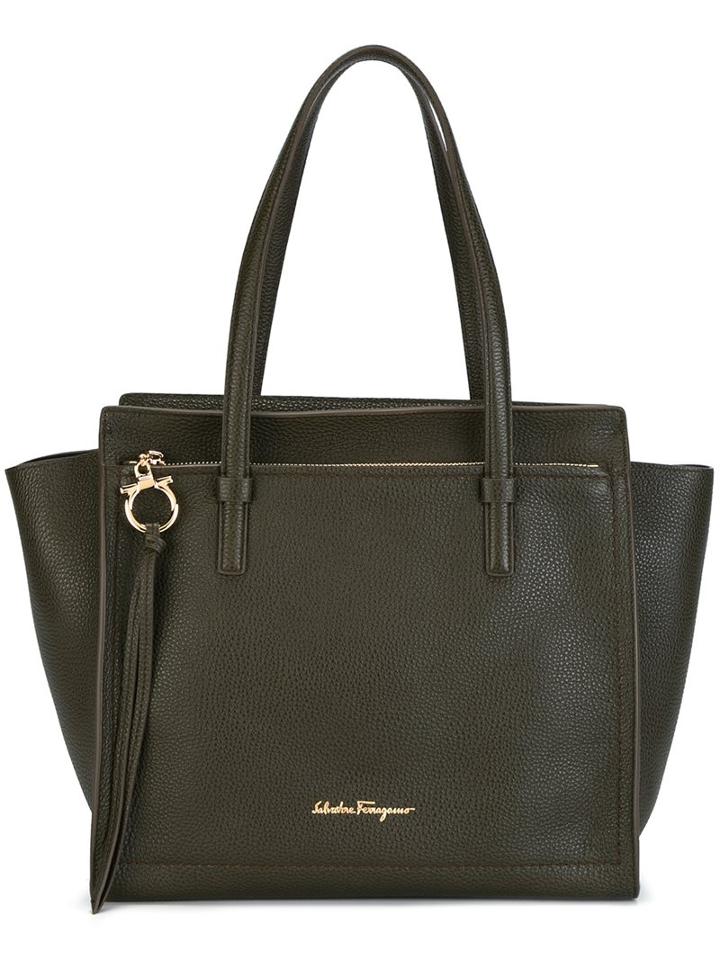 Salvatore Ferragamo 'amy' Tote, Women's, Green