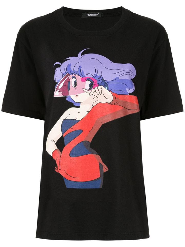 Undercover Magical Angel Printed T-shirt - Black