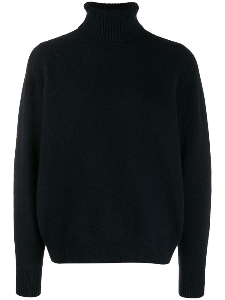 Oamc Roll Neck Jumper - Blue